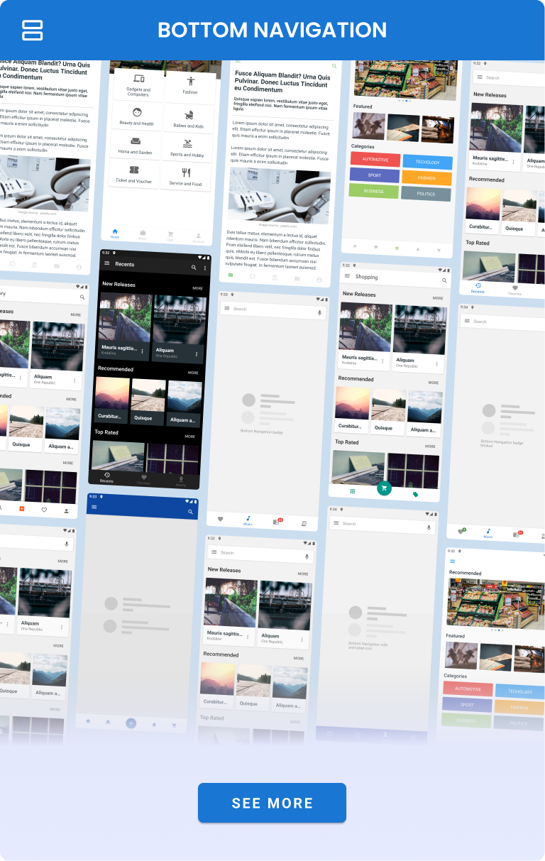 MaterialX - Android Material Design UI 3.2 - 18