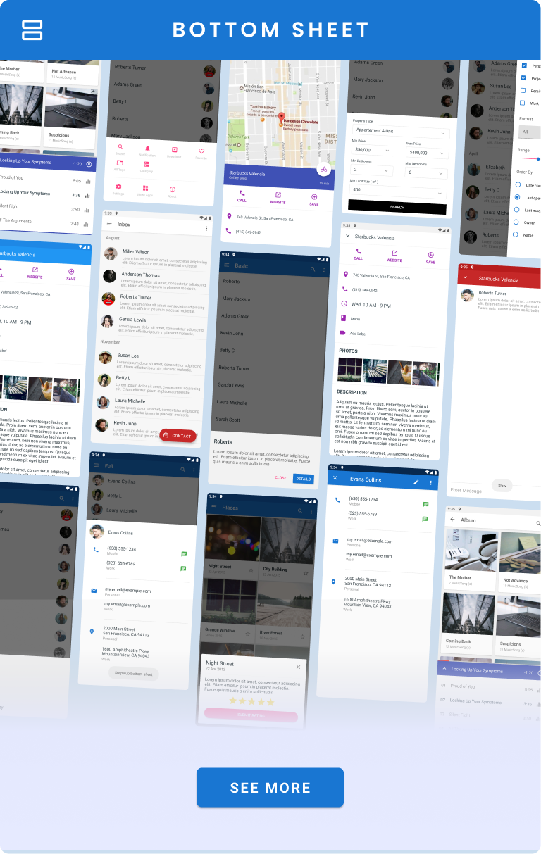MaterialX - Android Material Design UI 3.2 - 19