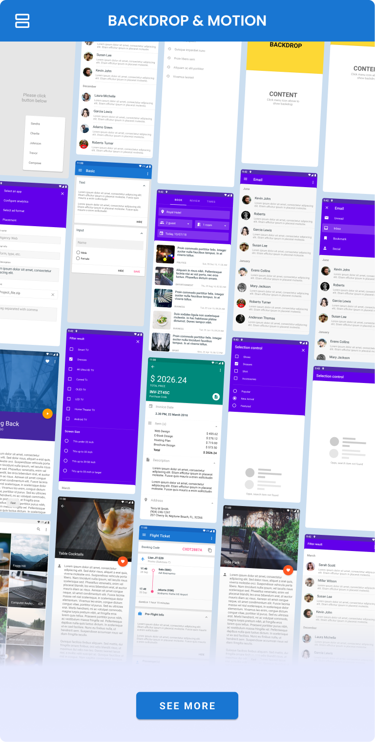 MaterialX - Android Material Design UI 3.2 - 21