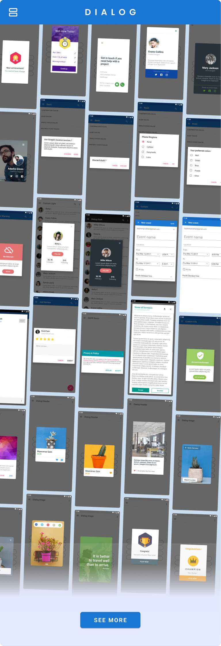 MaterialX - Android Material Design UI 3.2 - 24