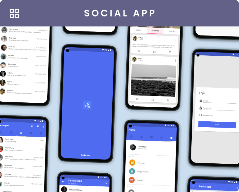 MaterialX - Android Material Design UI 3.2 - 42