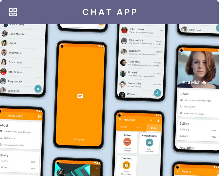 MaterialX - Android Material Design UI 3.2 - 47